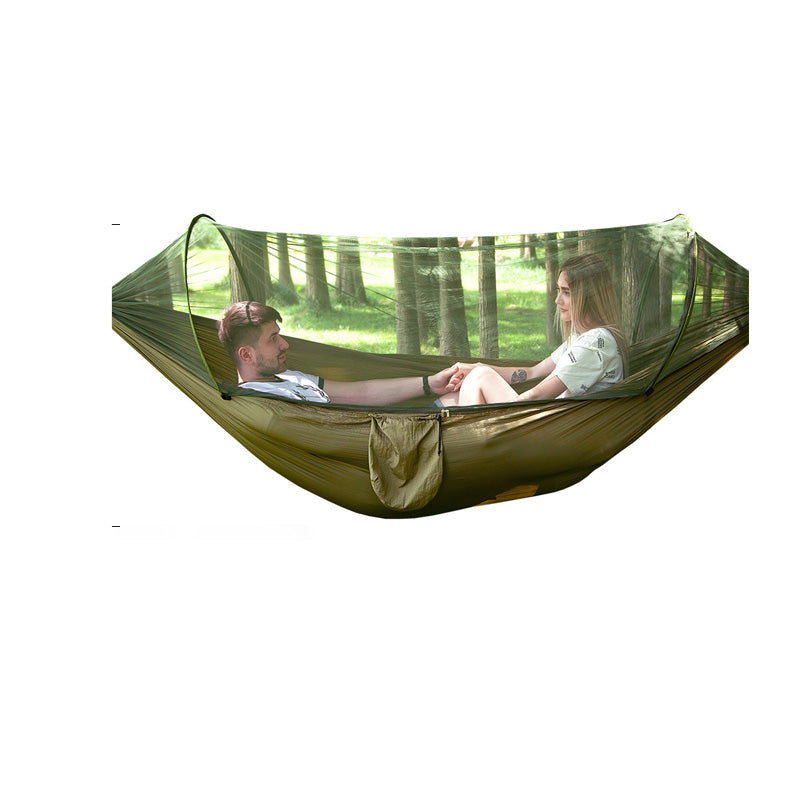 🔥Portable Anti-Mosquito Camping Hammock With Built-In Net