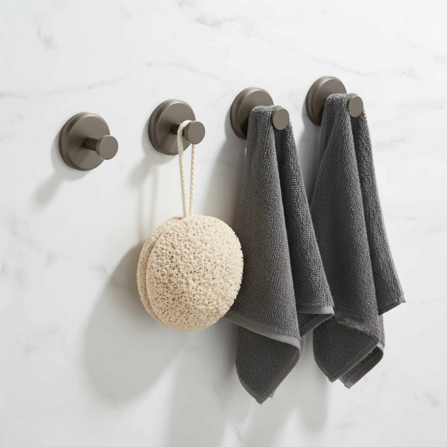 ✨No drill needed! Strong suction hooks