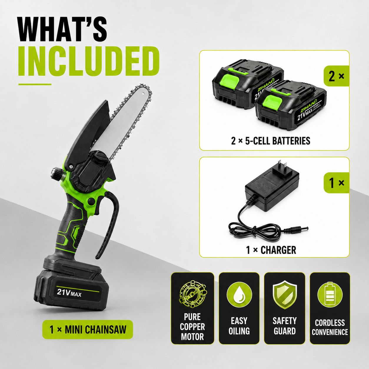๐ฅ 48% OFF 6-Inch Cordless Mini Chainsaw โ Powerful & Easy Cutting ๐ฒ