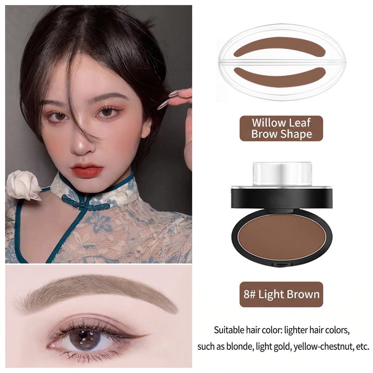 🔥Limited-time 50% off - Stamp Eyebrow Powder