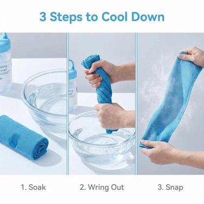 ⏰Summer Sale Buy 1 Get 1 Free❄💦Cold Sweat Towel You Can Use Anywhere, Anytime! Reusable Soft Absorbent Cooling Portable– UK Ready! 🇬🇧