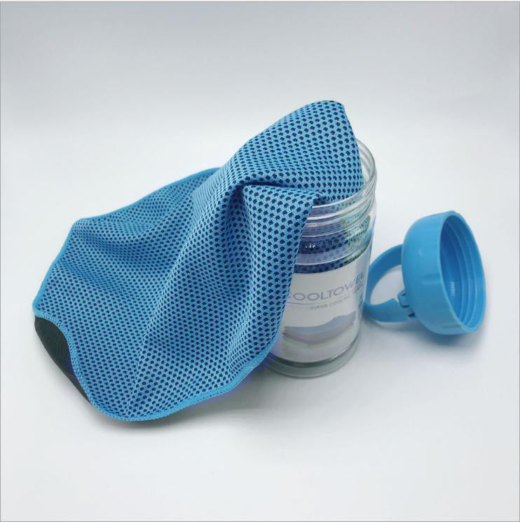 ⏰Summer Sale Buy 1 Get 1 Free❄💦Cold Sweat Towel You Can Use Anywhere, Anytime! Reusable Soft Absorbent Cooling Portable– UK Ready! 🇬🇧