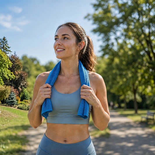 ⏰Summer Sale Buy 1 Get 1 Free❄💦Cold Sweat Towel You Can Use Anywhere, Anytime! Reusable Soft Absorbent Cooling Portable