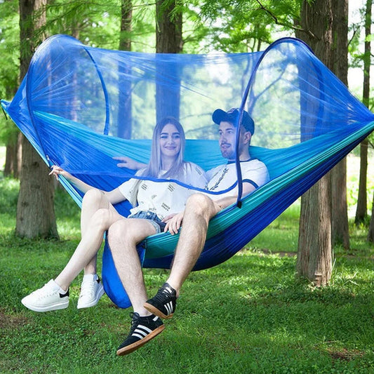 🔥Portable Anti-Mosquito Camping Hammock With Built-In Net