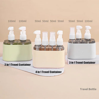 🔥Sale:50% OFF🔥Mini Shampoo Dispenser Portable Travel Bottle Set
