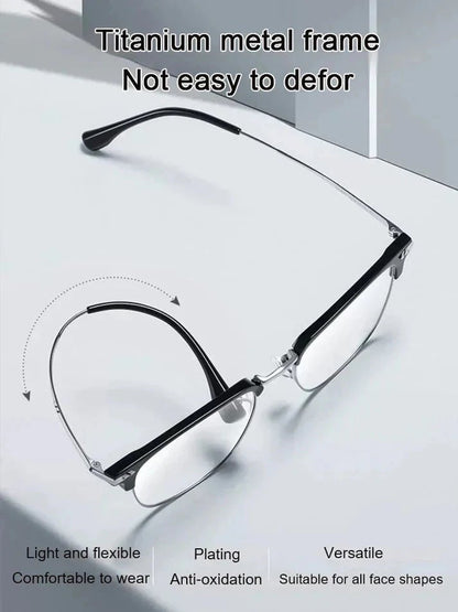 🎁70% Off🔥Ultra Light Anti Blue Presbyopic Glasses-👓Intelligent Zoom 100°-500° (Auto Recognition)