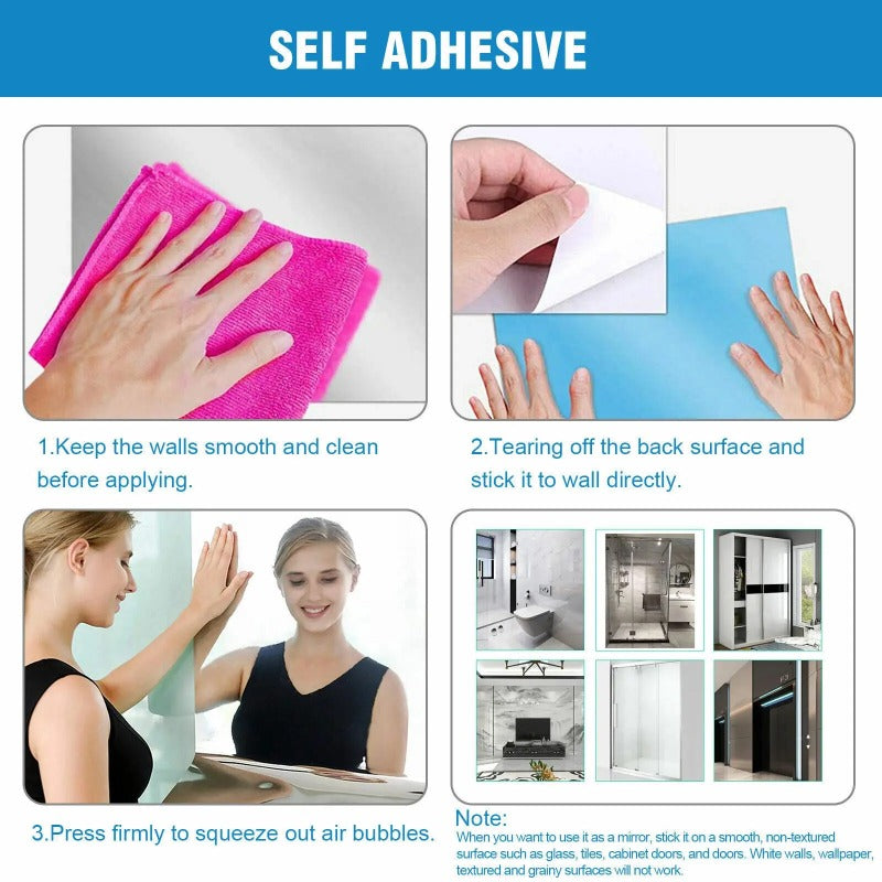 🔥50%OFF🔥Cut To Size Adhesive Mirror