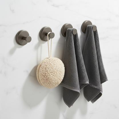 ✨No drill needed! Strong suction hooks