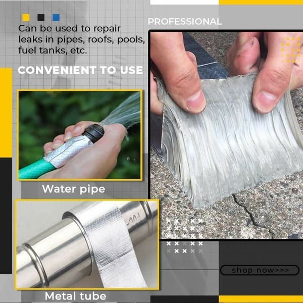 🎁Limited time 50% OFF⏳Strong Self-adhesive Aluminum Foil Waterproof Butyl Tape