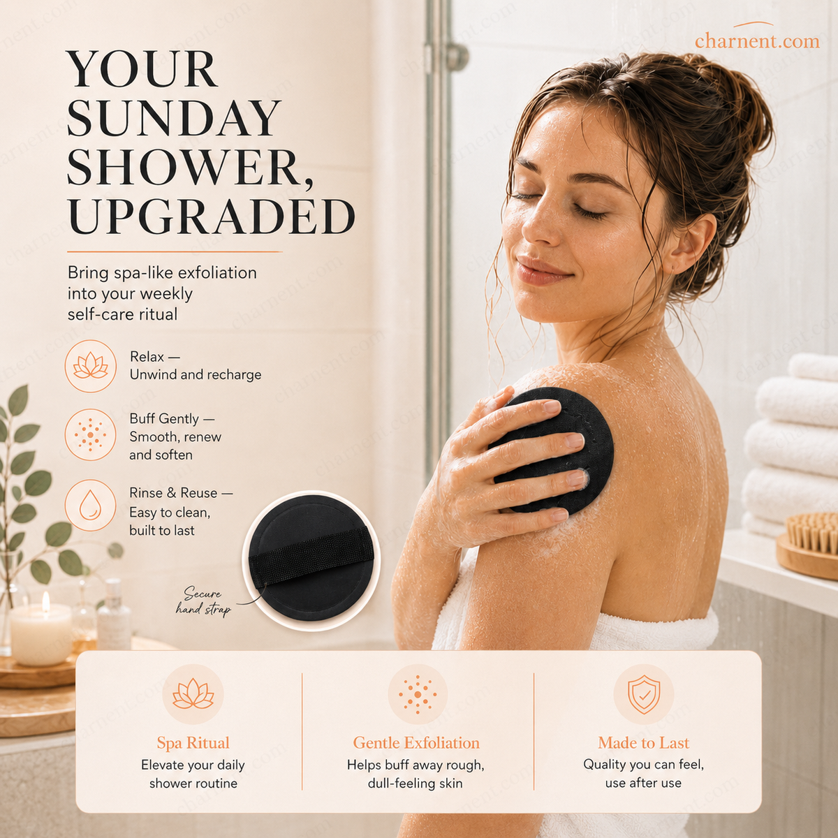 ⏰Limited-time 50% off ✨Exfoliating Scrub Bath Pads