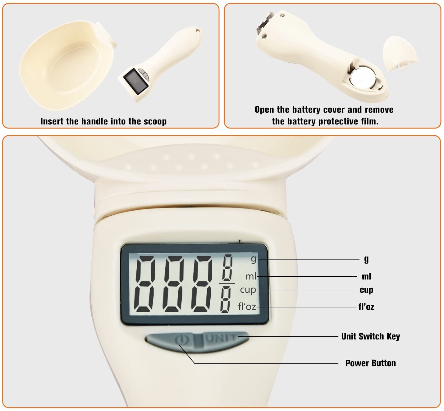 🎁 Multi-Unit Digital Spoon Scale For Cooking