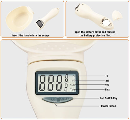 🎁 Multi-Unit Digital Spoon Scale For Cooking