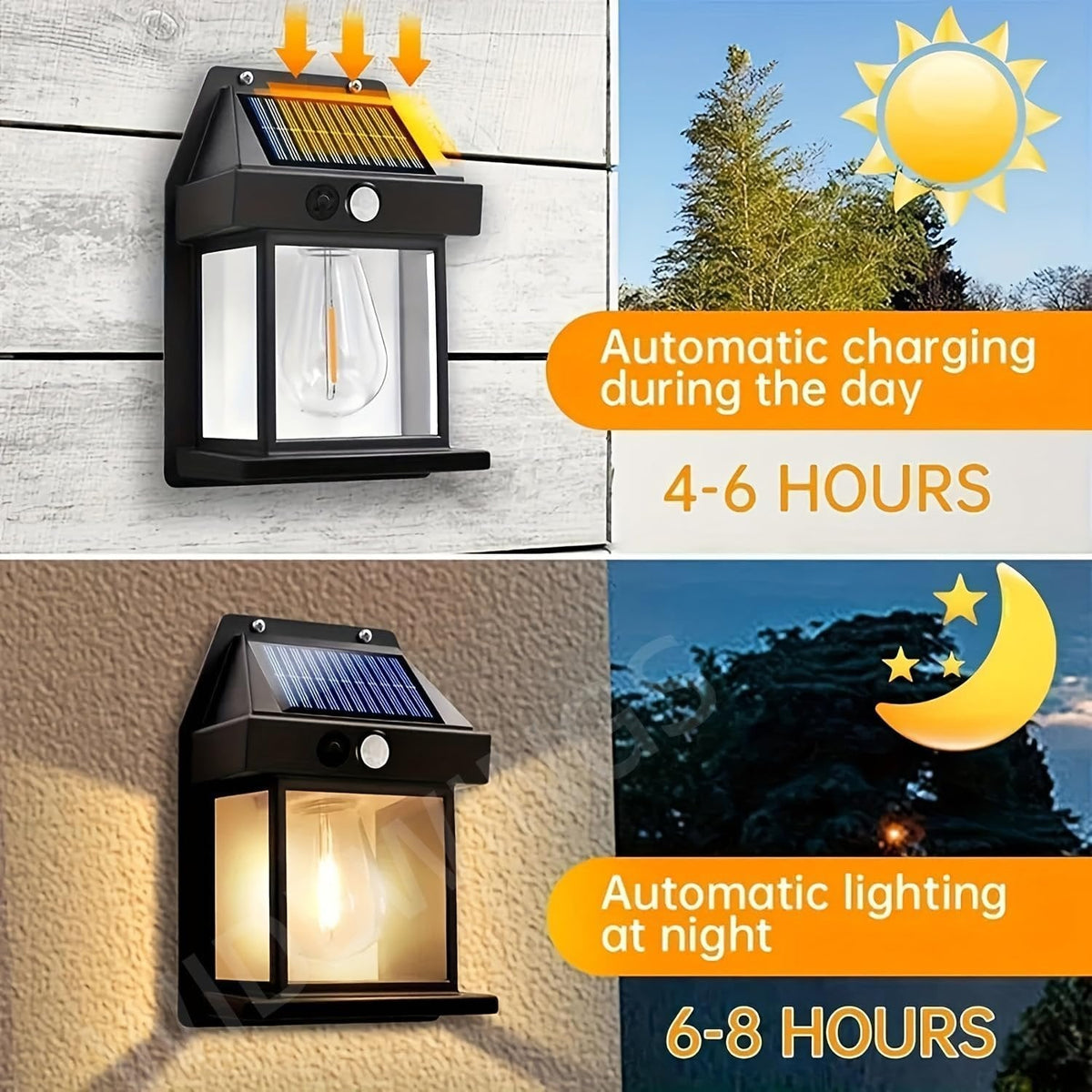 🏆Flash Sale 50K+ SOLD!🔥Solar Tungsten Wall Light