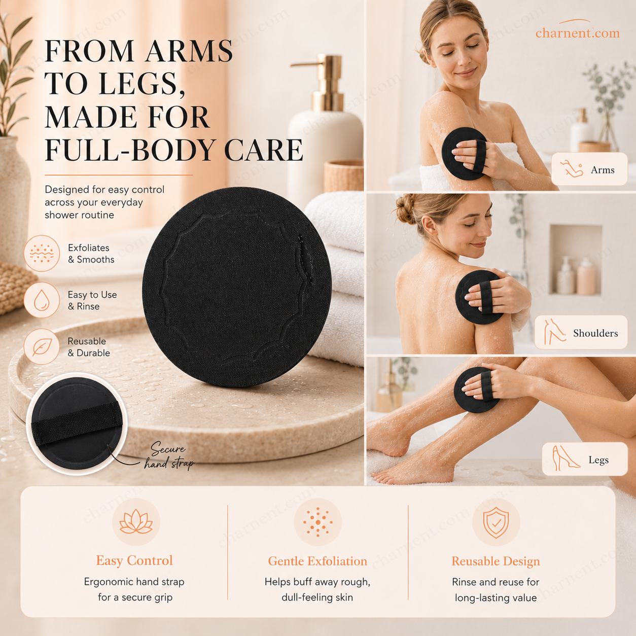 ⏰Limited-time 50% off ✨Exfoliating Scrub Bath Pads