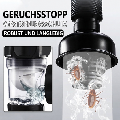 ✅Teleskopischer Geruchsschutz-Abflussschlauch | Schlechte Kanalgeruche stoppen!