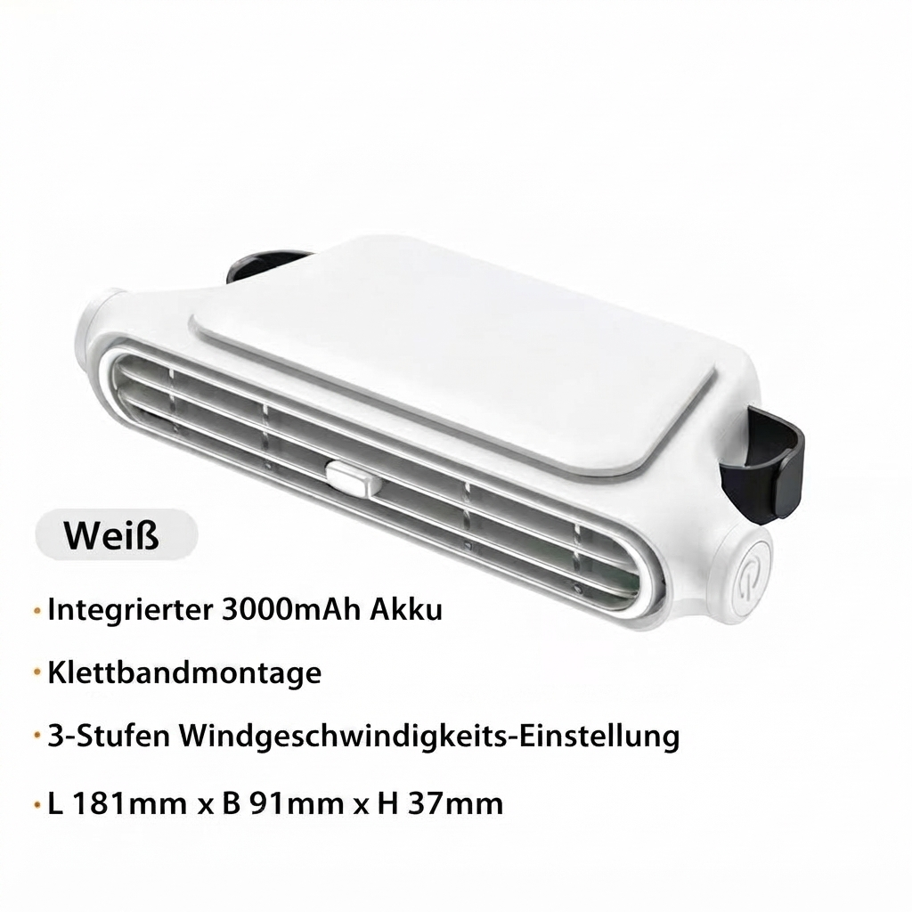 🔥 Kabelloser Universal-Autositzlüfter für Vorder- und Rücksitze, Hitzeentlastendes Luftbelüftungskissen, verhindert verschwitzte, klebrige Rücken bei heißen Sommerfahrten