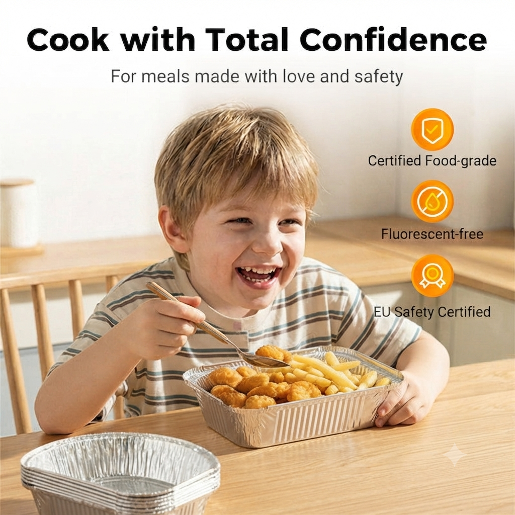 🔥50% OFF Oil-Proof Reusable Aluminum Foil Trays