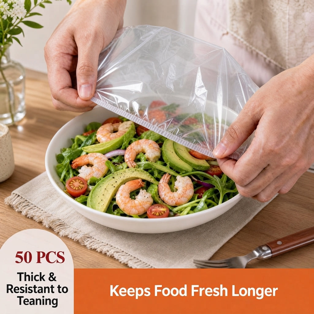 🔥LAST DAY SALE 60% OFF-Medium Reusable Elastic Plastic Bowl Covers