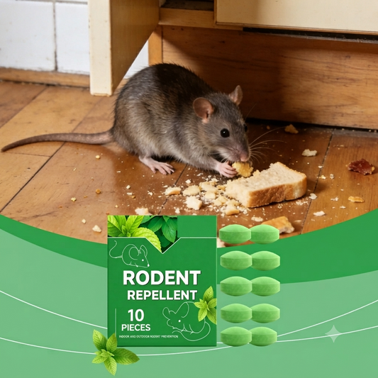 ✨Mice chew your wooden furniture & electric wires? These mild fresh-scent repellent balls drive rodents away safely without toxic poison!