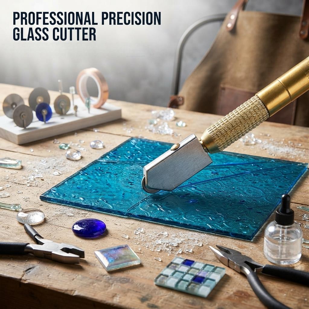 ⏳Time-Limited Special⏰Professional Pen-Style Roller Glass Cutter