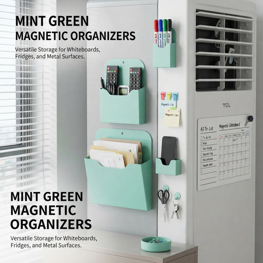 Magnetic Storage Pocket for Whiteboard & Refrigerator