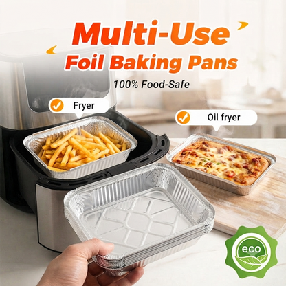🔥50% OFF Oil-Proof Reusable Aluminum Foil Trays