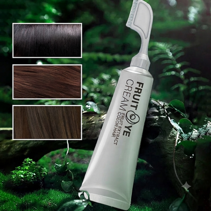 🔥Plant Extract Hair Dye Essence, Mild Irritation-Free Gray Hair Coverage Hair Color Cream With Ginseng Polygonum Extract At Home Hair Care For Men Women