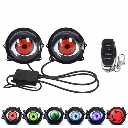🔥Dynamic Devil Eye LED Projector Headlights