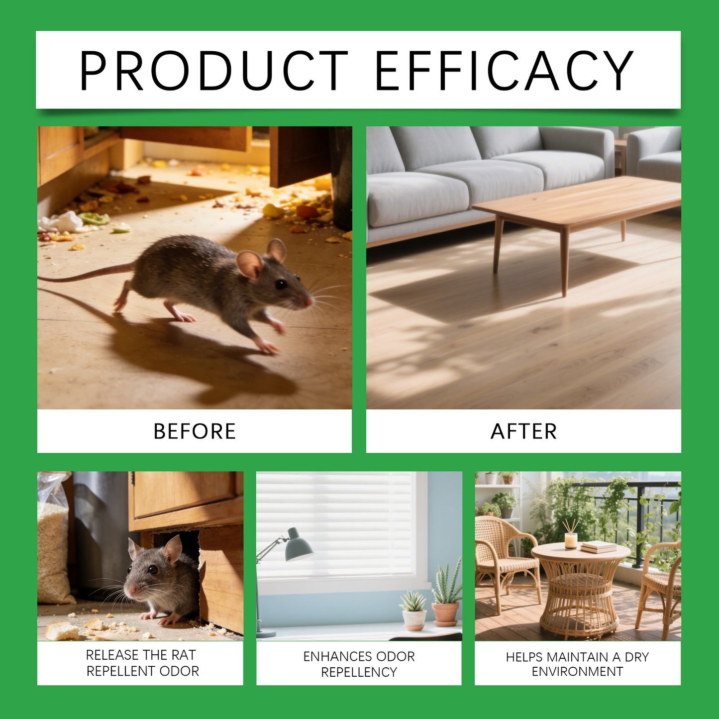 ✨Mice chew your wooden furniture & electric wires? These mild fresh-scent repellent balls drive rodents away safely without toxic poison!