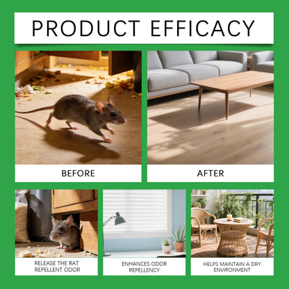 ✨Mice chew your wooden furniture & electric wires? These mild fresh-scent repellent balls drive rodents away safely without toxic poison!