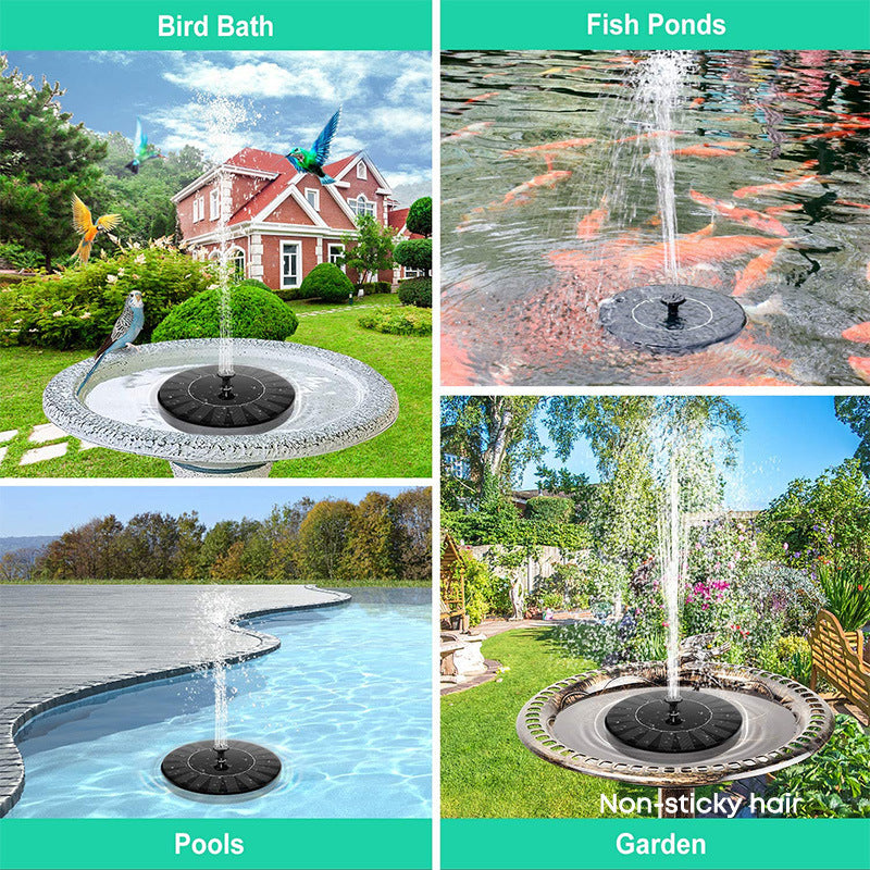 ✨ Solar Auto Fountain | Zero Cords, Zero Electric Bills