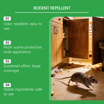 ✨Mice chew your wooden furniture & electric wires? These mild fresh-scent repellent balls drive rodents away safely without toxic poison!