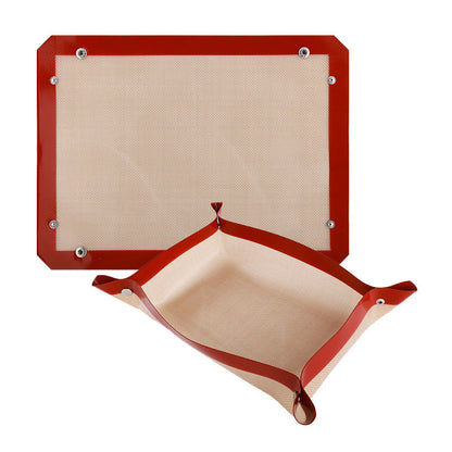 🔥Transformable Snap‑Up Silicone Baking Mat