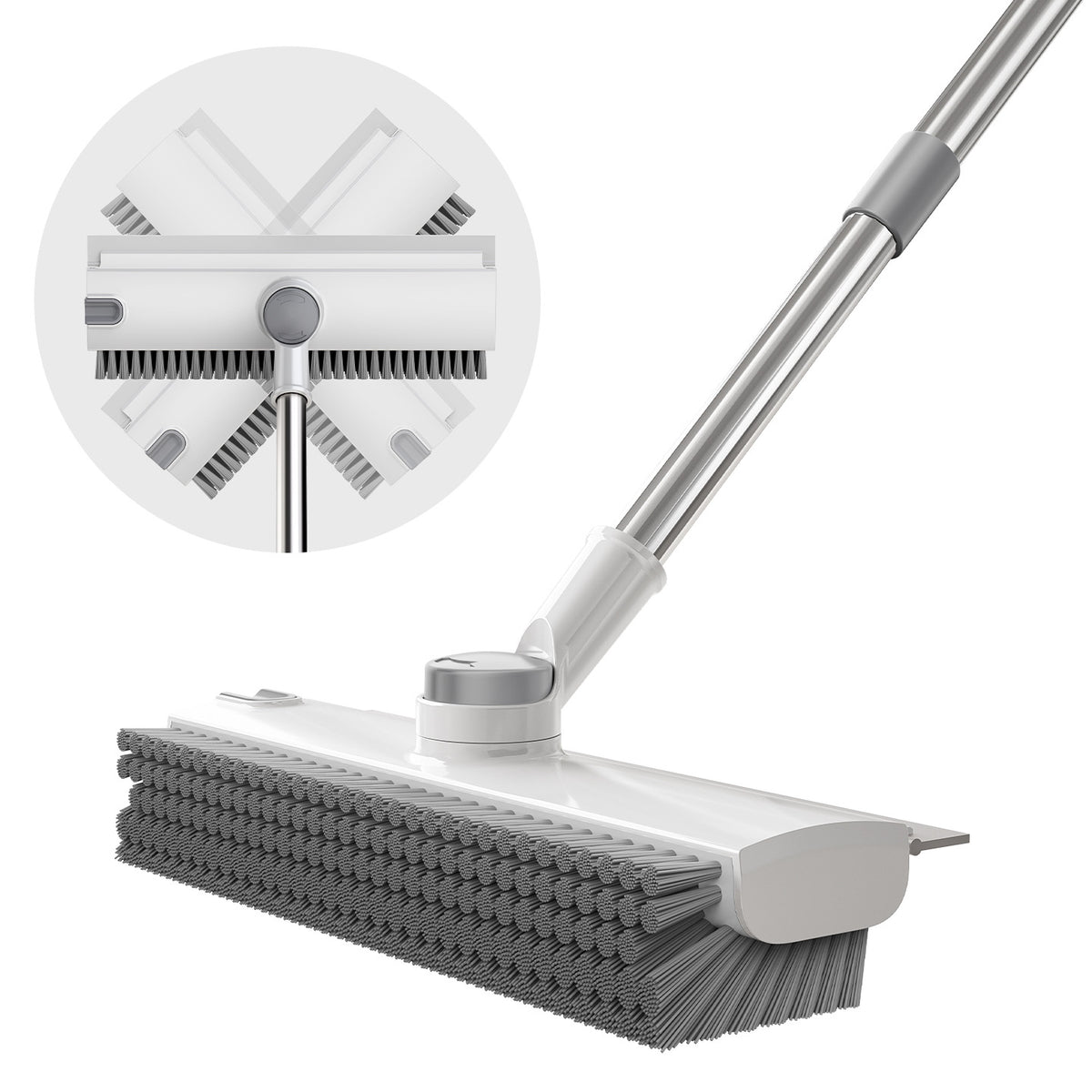 ⚡Hot Sale 360° Rotatable V Shape Hard Bristle Tile Grout Cleaning Brush