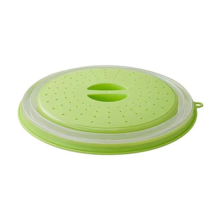 🍲✨ Buy One Get One Free – 2-in-1 Foldable Microwave Oven Splash Cover