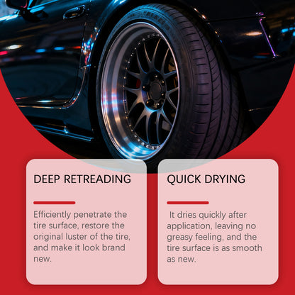 ✅ All Vehicle Tire Gloss Conditioner, Buy 1 Get 1 Free – Perfect for Daily Cars, Off-Road Trucks & Classic Car Tire Care
