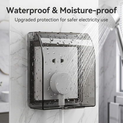 🚿Waterproof Socket Cover｜Protect Bathroom Outlets From Splashes & Steam
