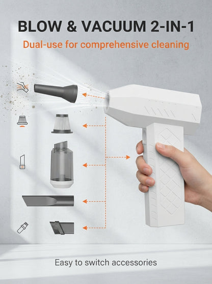 🔄2-in-1 High-Power Brushless Turbo Blower & Vacuum Fan