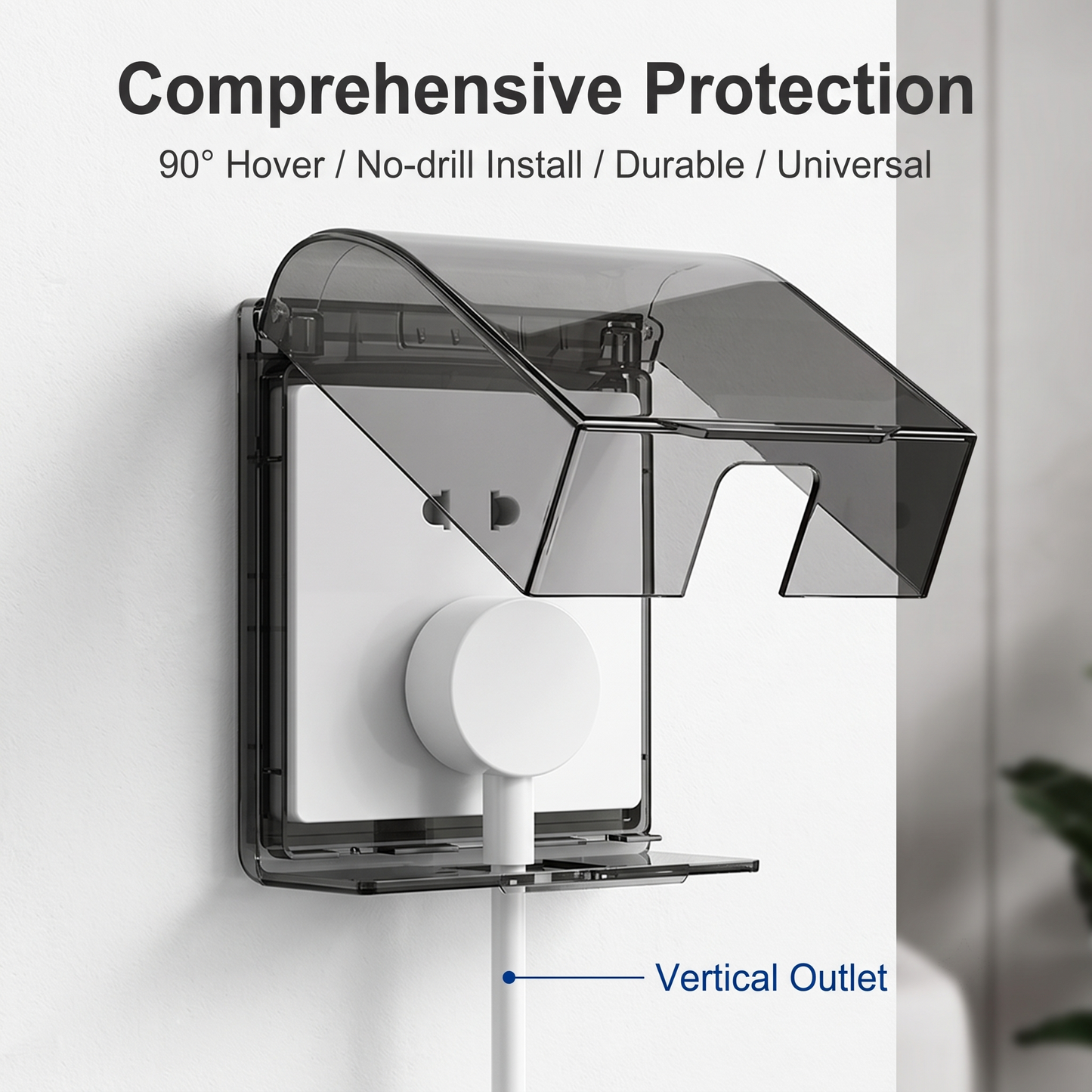 🚿Waterproof Socket Cover｜Protect Bathroom Outlets From Splashes & Steam