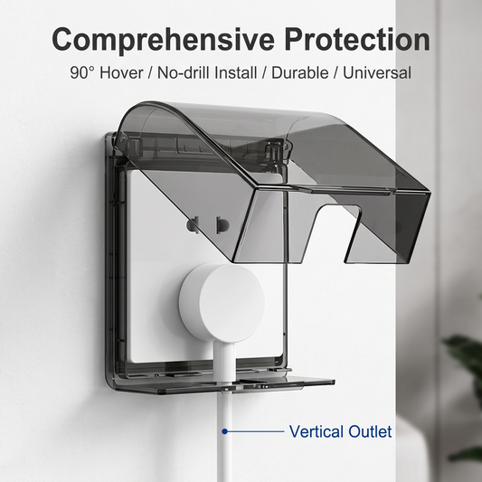 🚿Waterproof Socket Cover｜Protect Bathroom Outlets From Splashes & Steam