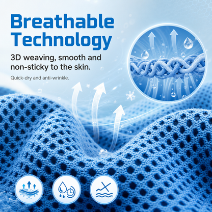⏰Summer Sale Buy 1 Get 1 Free❄💦Cold Sweat Towel You Can Use Anywhere, Anytime! Reusable Soft Absorbent Cooling Portable– UK Ready! 🇬🇧