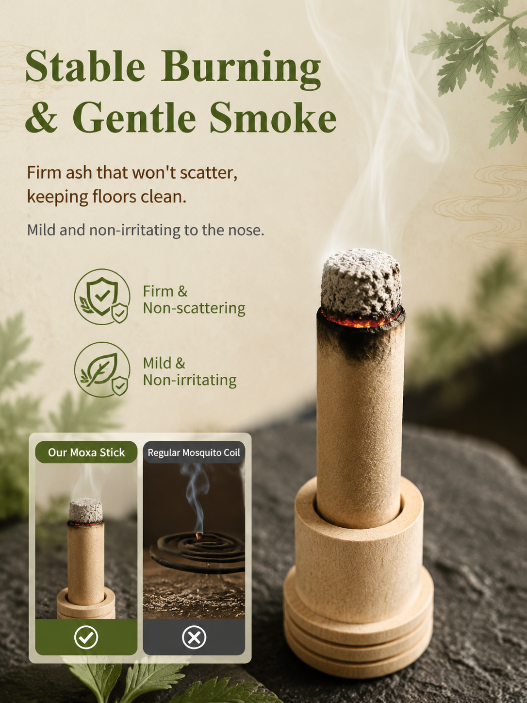 🔥Mugwort Repellent Incense Sticks