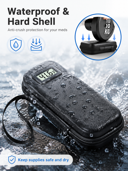🔥🔥Insulin Cooler Travel Case with Temperature Display