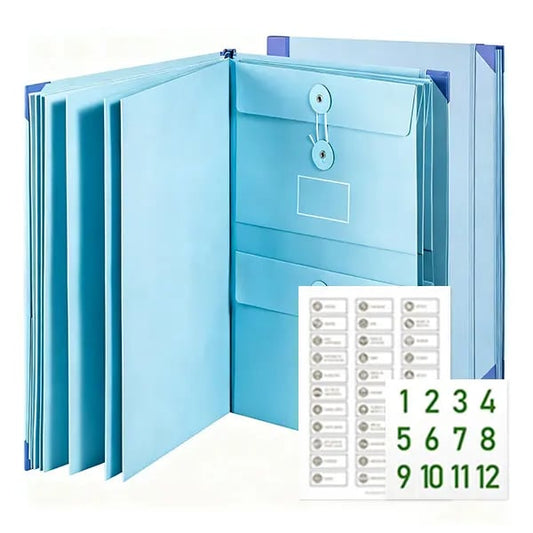 ✨Accordion File Organizer｜Store Passports, Birth Certificates & Important Papers