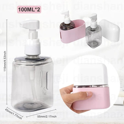 🔥Sale:50% OFF🔥Mini Shampoo Dispenser Portable Travel Bottle Set