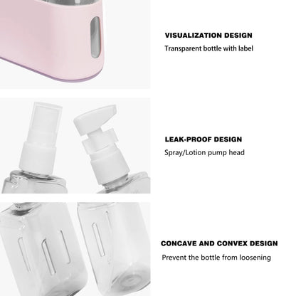 🔥Sale:50% OFF🔥Mini Shampoo Dispenser Portable Travel Bottle Set