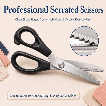 ✂️Professional Serrated Scissors for Sewing, Crafts & Everyday DIY Projects