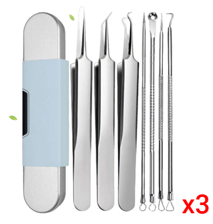 🔥Limit Time 50% OFF🔥Stainless Steel Blackhead Remover Tool Kit