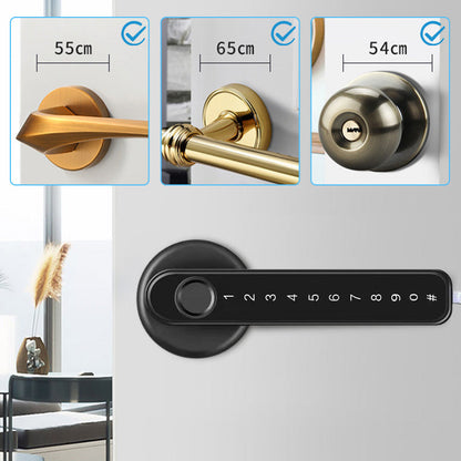 🔥Sale 50% Off🔥 Fingerprint Smart Door Lock Handle with Bluetooth APP control📱🔒