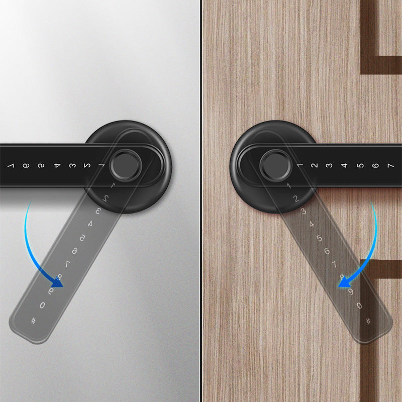 🔥Sale 50% Off🔥 Fingerprint Smart Door Lock Handle with Bluetooth APP control📱🔒